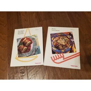 1994 Tupperware Cookbooks - Pasta Sensations & Luscious Low-Fat Favorites